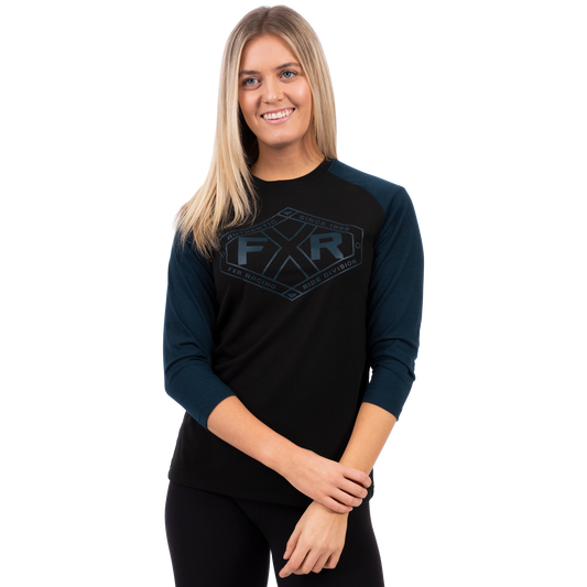  FXR Women's Evo Tech 3/4 Sleeve Shirt