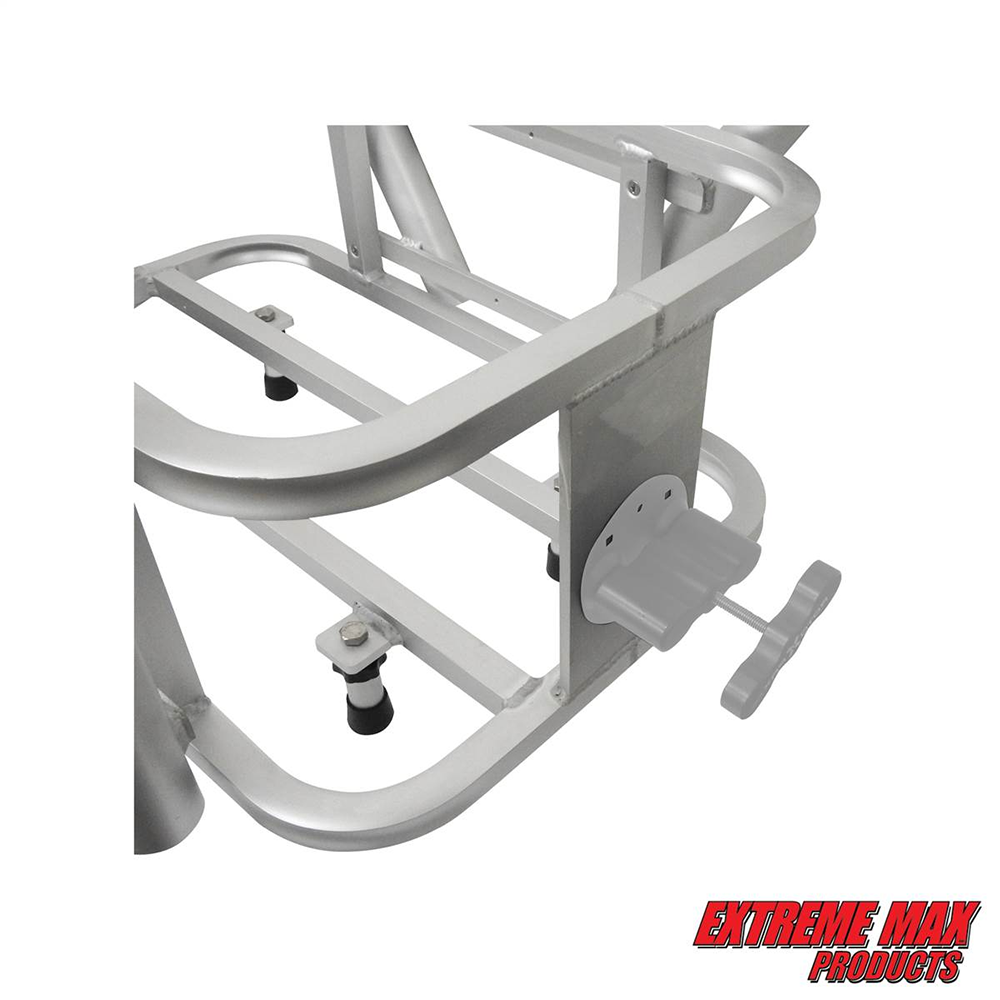 jet ski fishing rod and cooler holder combo Extreme Max Aluminum Jet Ski PWC Fishing Rod Rack and Cooler Combo