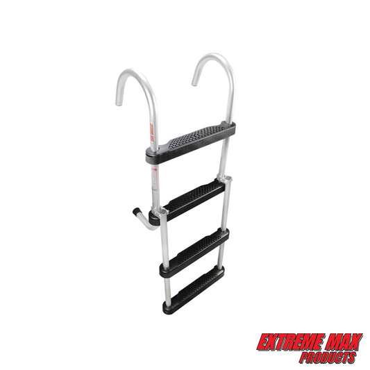 Extreme Max Folding 4-Step Pontoon Ladder - 3005.4086 CollapsiblePontoonLadder1