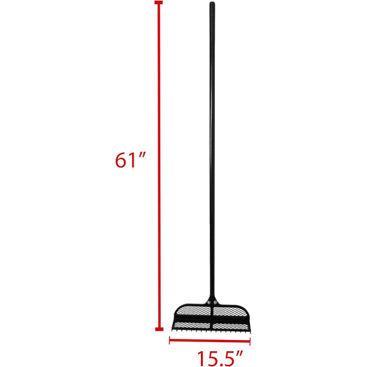 Extreme Max Heavy-Duty Steel Lake Rake for Sand, Beach, Rivers, Waterfront- 3005.4395 HeavyDutySteelLakeRake-2