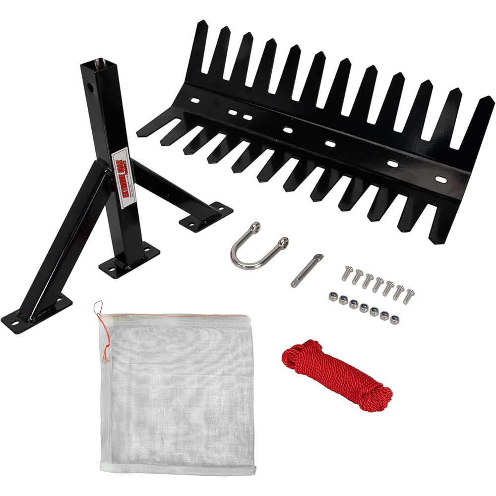 Throw Rake Extreme Max Throwable Steel Weed Rake - 16
