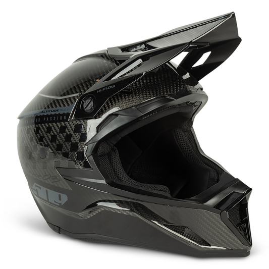 509 Altitude 2.0 Off-Road Carbon Fiber Pro Helmet - Speedsta Stealth