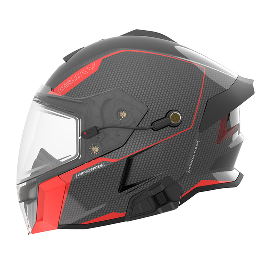 509 Delta V Carbon Commander Helmet - Racing Red (Gloss) Racing Red &#x28;Gloss&#x29;