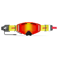 509 L6 Ignite Heated Snowmobile Goggle Red Vis - Fire Mirror Light Rose HCS Tint