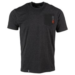 [Color:::Charcoal Heather | Red Pocket] 509 Arsenal T-Shirt - Charcoal Heather with Red
