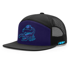 [Color:::Ultraviolet] 509 Non-Ethanol 7 Panel Trucker Hat - Ultraviolet