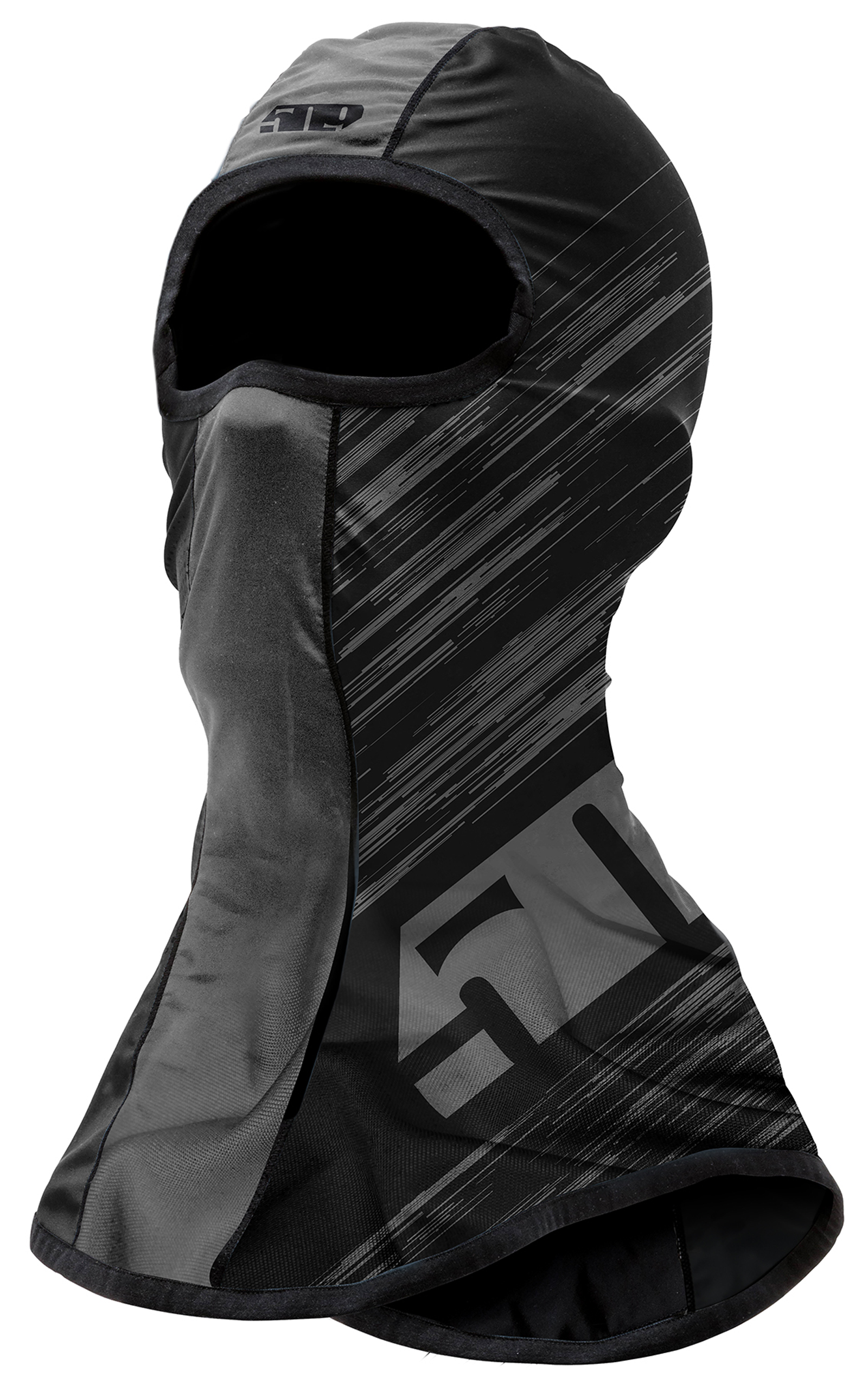 FXR-Snow Black-Out Adult With Neoprene Nosepiece Balaclava- Black