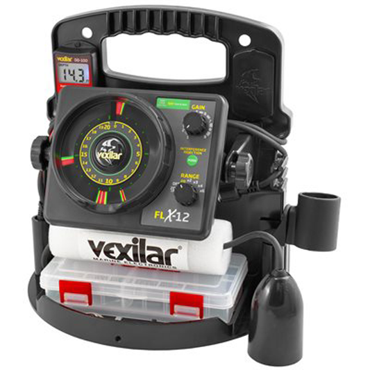 Vexilar FLX 12 w/ 12 Degree Ice Ducer - Ice Pro Pack