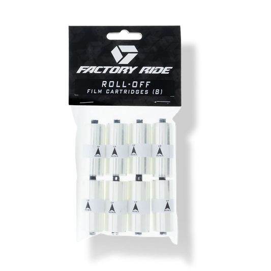 FXR Factory Ride Roll-Off Film - 8 Pack