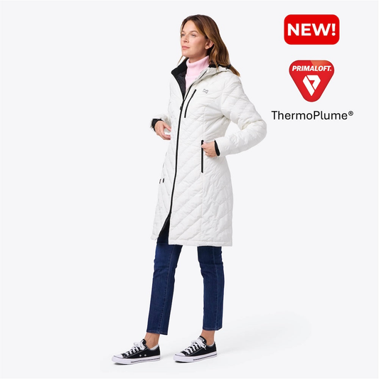 FieldSheer Meridian Heated Jacket Women's FieldSheerMeridianHeatedJacketWomensCream-1