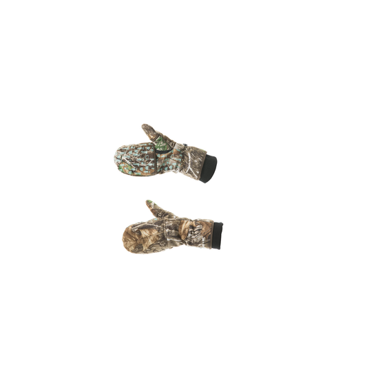 DSG Women's Flip Top Mitten 3.0 with Glove Liner Realtree Edge