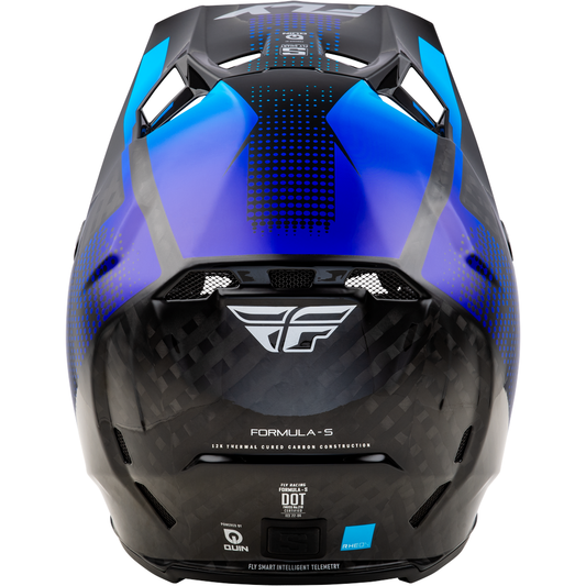 FLY RACING FORMULA S CARBON PROTOCOL HELMET FlyFormulaSCarbonProtocolHelmetBlack/Blue-2