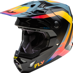 [Color:::Grey / Black / Electric Fade] Fly Racing Youth Formula CP Krypton Helmet