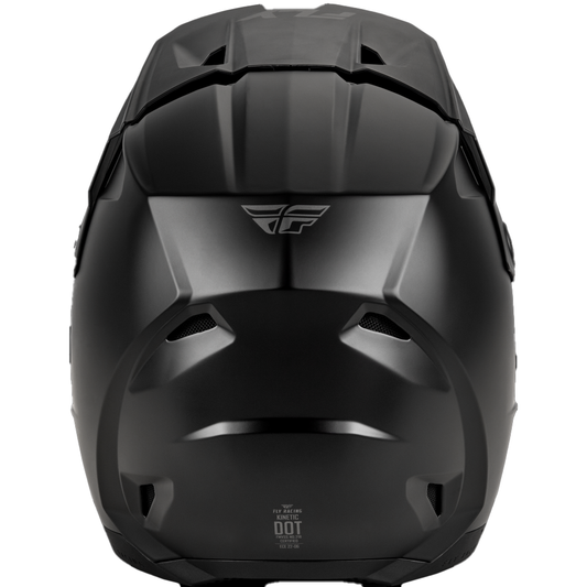  Fly Racing Youth Kinetic Rally Solid Helmet Matte Black