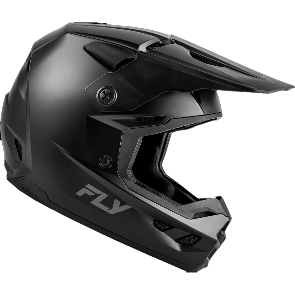 Fly Racing Youth Kinetic Rally Solid Helmet Matte Black – Up North Sports