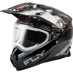 [Color:::Black / Grey / White] Fly Racing Trekker Kryptek CW Conceal Helmet Cold Weather (Electric)