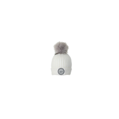[Color:::White] DSG WOMEN'S FOLDED POM BEANIE