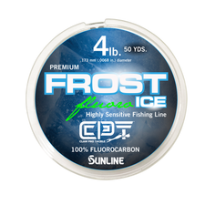 Clam Frost Ice Premium Fluorocarbon Fishing Line - Clear