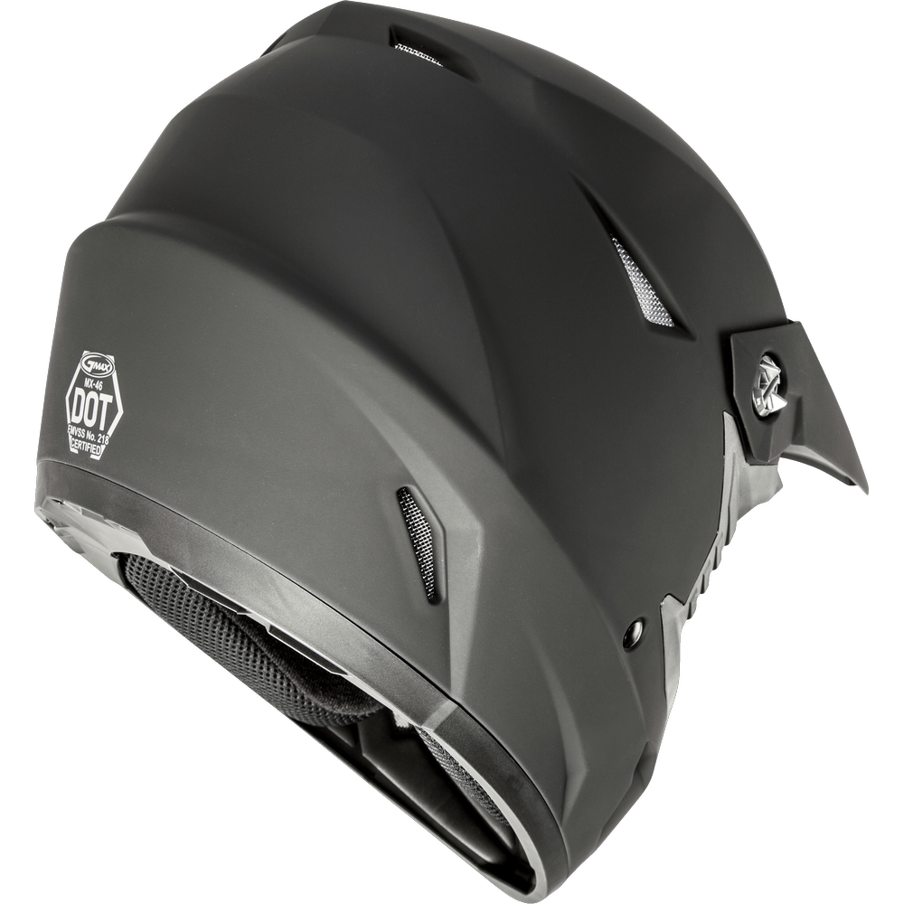 GMAX Youth MX-46Y Off-Road Helmet Matte Black – Up North Sports