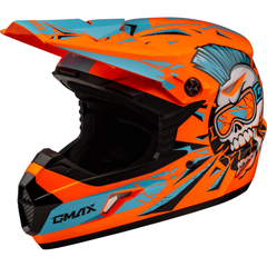 [Color:::Hi-Vis / Orange / Blue] GMAX Youth MX-46Y Unstable Helmet