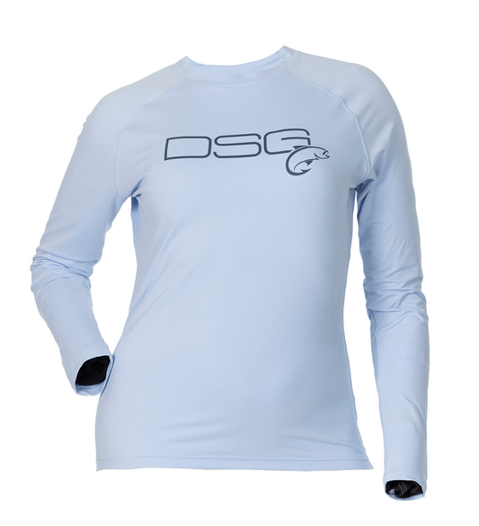 DSG Women's Solid UPF Shirt - Glacier