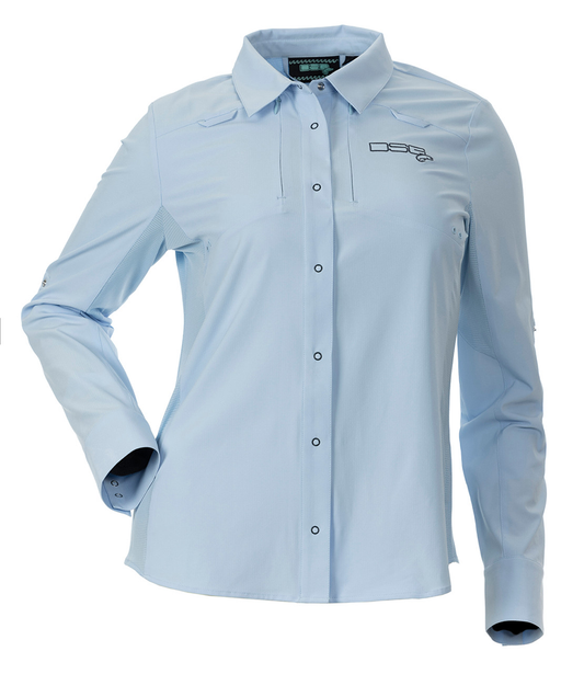 DSG Women's Victoria Snap-Up UPF Shirt - Glacier