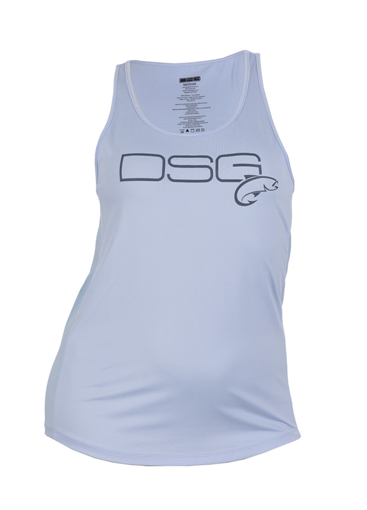 DSG Women's Razor Back UPF Tank - Glacier