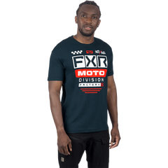 [Color:::Dark Steel / Red] FXR Gladiator Premium T-Shirt