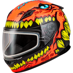 [Color:::Orange] GMAX Youth GM-49Y Drax Snow Helmet