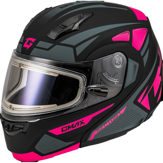  GMAX MD-04S Sector Snow Helmet Electric Shield