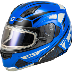 [Color:::Blue / Black] GMAX MD-04S Sector Snow Helmet Electric Shield