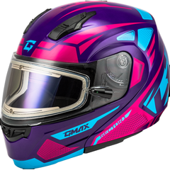 [Color:::Violet / Pink] GMAX MD-04S Sector Snow Helmet Electric Shield