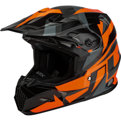 [Color:::Black / Orange] GMAX MX-96S Splinter Helmet