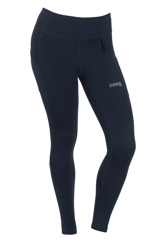 DSG Women's High Waisted UPF Boat Leggings - Deep Waters