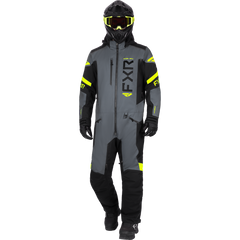 [Color:::Charcoal / HiVis] FXR Men's Helium Lite Monosuit