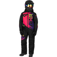 [Color:::Black / Neon Fusion] FXR Youth Helium Monosuit