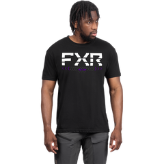 [Color:::Black / Purple] FXR Men's Helium Premium T-Shirt