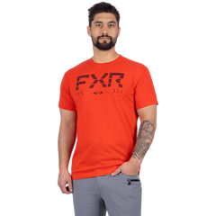 [Color:::Red Heather / Oxblood] FXR Men's Helium Premium T-Shirt