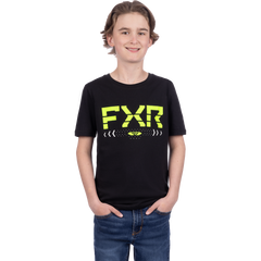 [Color:::Black / HiVis] FXR Youth Helium Premium T-Shirt