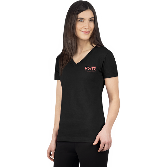  FXR Women's Helium Premium V-Neck T-Shirt