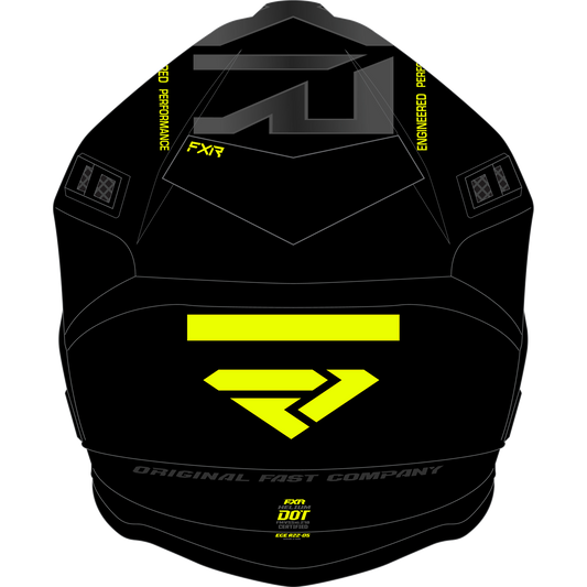 FXR Helium Race Division Helmet Hi-Vis