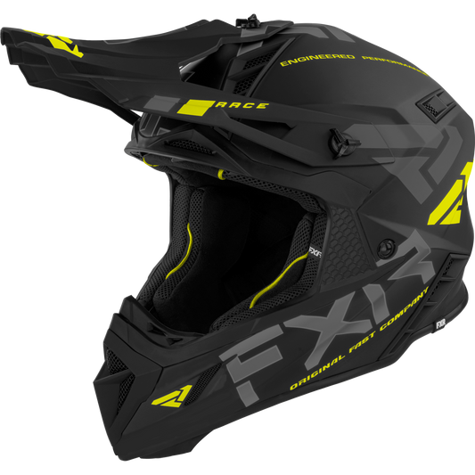 FXR Helium Race Division Helmet Hi-Vis