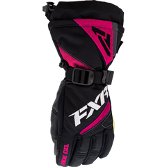 [Color:::Black / Fuchsia] FXR Child Helix Race Glove