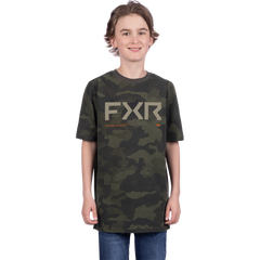 [Color:::Army Camo / Orange] FXR Youth Hydrogen Premium T-Shirt