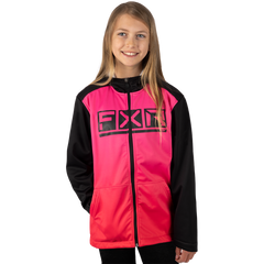 [Color:::Raspberry-Black] FXR Youth Hydrogen Softshell Jacket