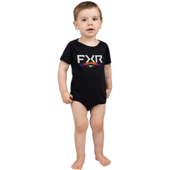 [Color:::Black - Anodized] FXR Infant Podium Short Sleeve Onsie