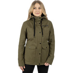 [Color:::Army] FXR Women's Ivy Canvas Jacket