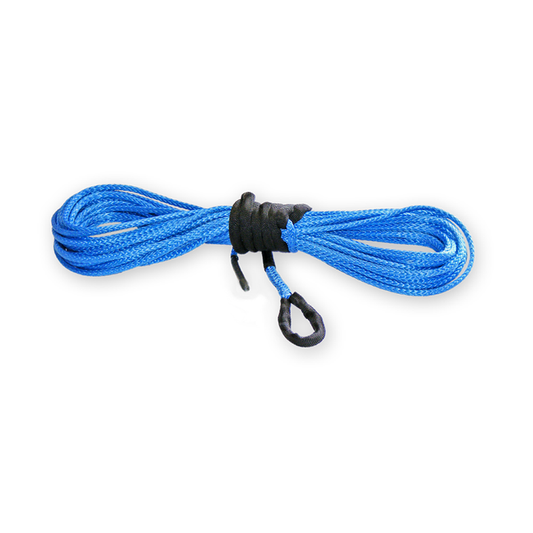 KFI Amsteel Synthetic ATV Winch 12 Foot PLOW Cable (Blue) - AMP-B