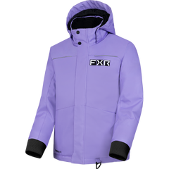 [Color:::Lilac / Black] FXR Youth Kicker Jacket