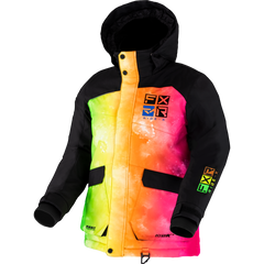 [Color:::Sherbert Ink-Black] FXR Youth Kicker Jacket